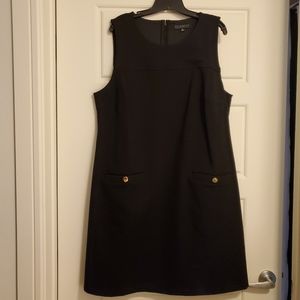 Eloquii scuba black aline dress